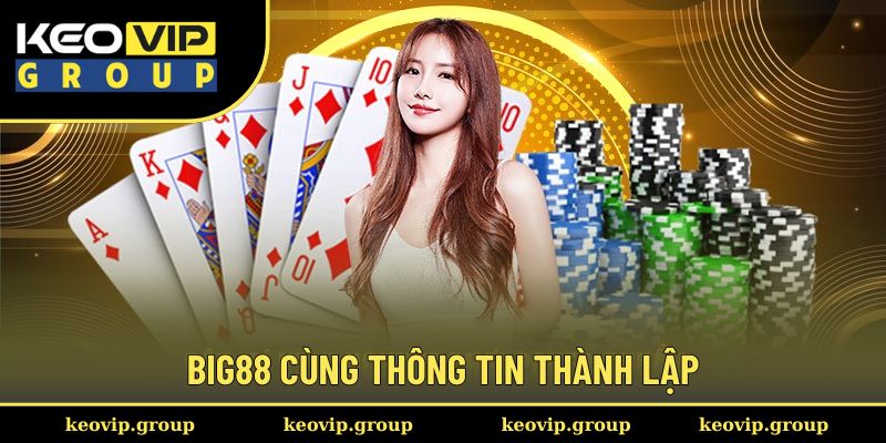 Big88 - Đăng Ký Liền Tay Nhận Ngay Khoản Thưởng Lớn 1 Big88 cùng thông tin thành lập