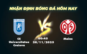 cs universitatea craiova mainz 28 11 europa conference league