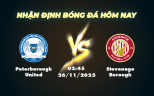 peterborough united stevenage borough 26 11 hang 3 anh