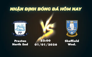 preston north end sheffield wed 01 01 hang nhat anh