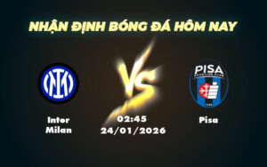 inter milan pisa 24 01 seria a