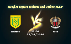 nantes nice 25 01 ligue 1