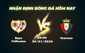 rayo vallecano osasuna 24 01 la liga