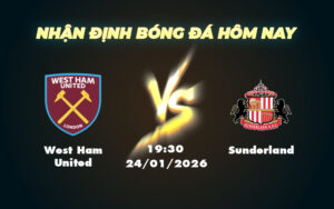 west ham united sunderland 24 01 ngoai hang anh