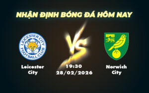 leicester city norwich city 28 02 hang nhat anh