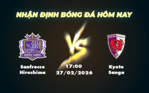 sanfrecce hiroshima kyoto sanga 27 02 vdqg nhat ban