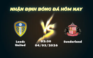 leeds united sunderland 04 03 ngoai hang anh