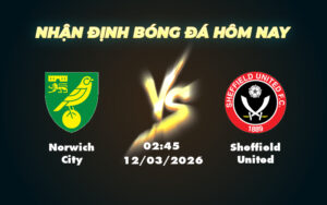 norwich city sheffield united 12 03 hang nhat anh