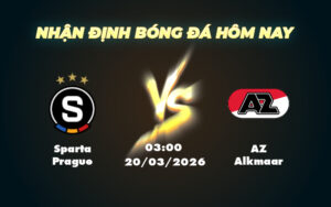 sparta prague az alkmaar 20 03 europa conference league