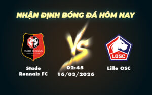 stade rennais fc lille osc 16 03 ligue 1