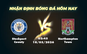 stockport county northampton town 18 03 hang 3 anh