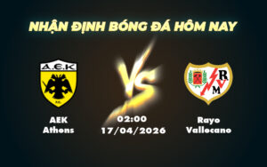 aek athens rayo vallecano 17 04 europa conference league
