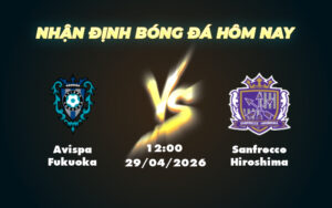 avispa fukuoka sanfrecce hiroshima 29 04 vdqg nhat ban