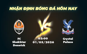 fc shakhtar donetsk crystal palace 01 05 europa conference league