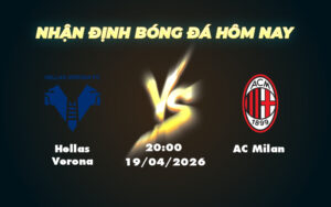 hellas verona ac milan 19 04 seria a