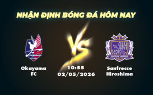 okayama fc sanfrecce hiroshima 02 05 vdqg nhat ban
