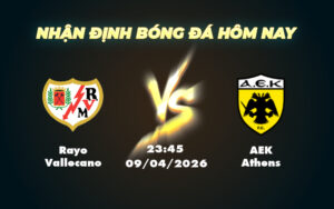 rayo vallecano aek athens 09 04 europa conference league