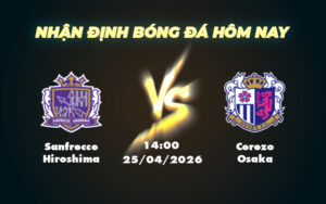sanfrecce hiroshima cerezo osaka 25 04 vdqg nhat ban