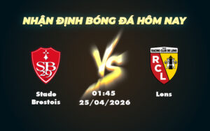 stade brestois lens 25 04 ligue 1