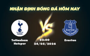 tottenham hotspur everton 24 05 ngoai hang anh